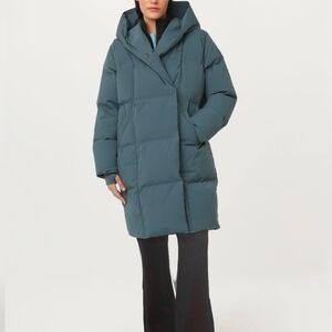 Frank & Oak Women's Hygge Puffer Winter Coat in Slate XL -  TikTok Viral!